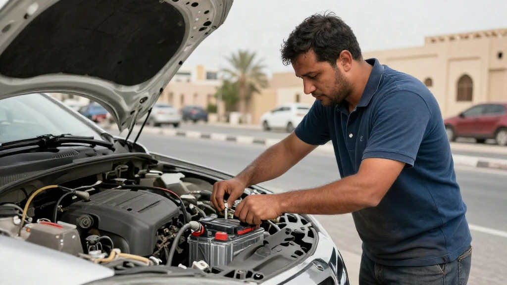 تبديل بطارية السيارة منزليا
