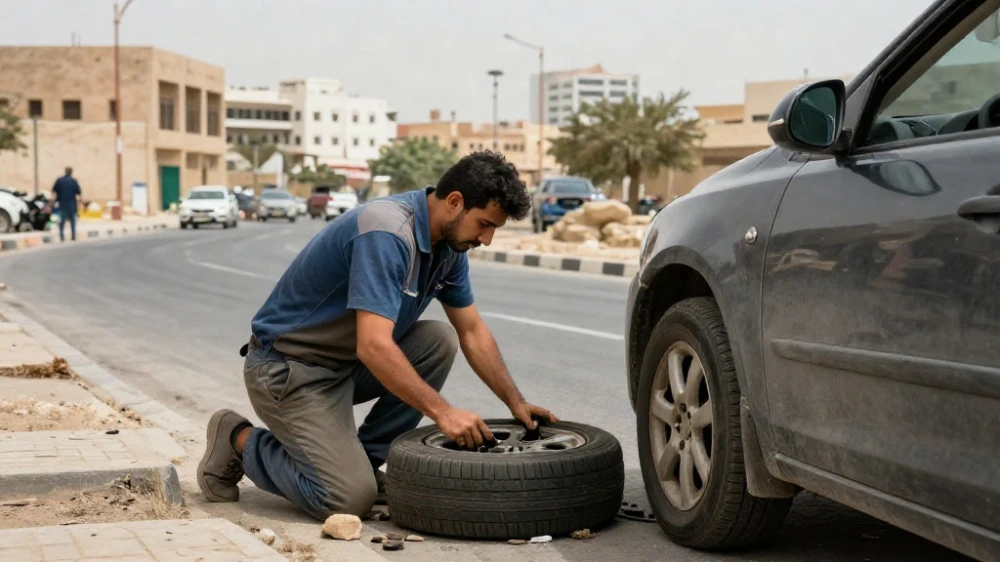 بنشر متنقل الفروانية تصليح تواير
