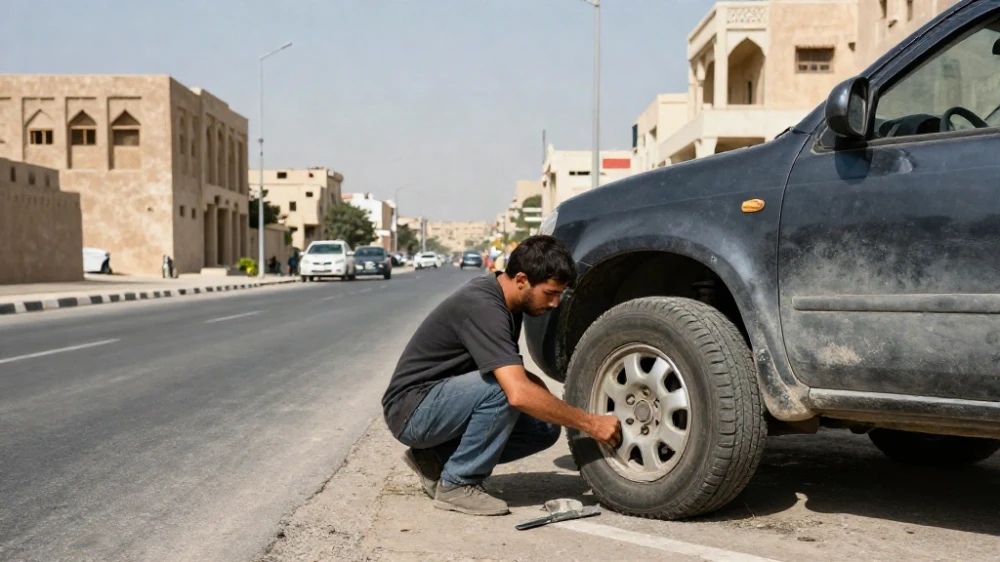 تبديل تواير متنقل الجهراء
