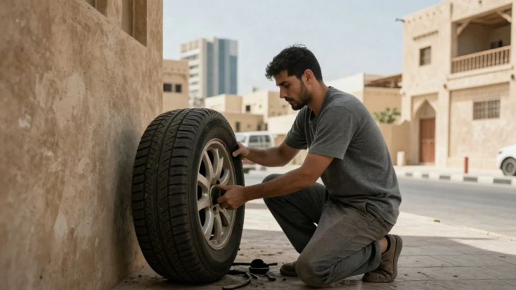 خدمة تبديل تايرات منازل