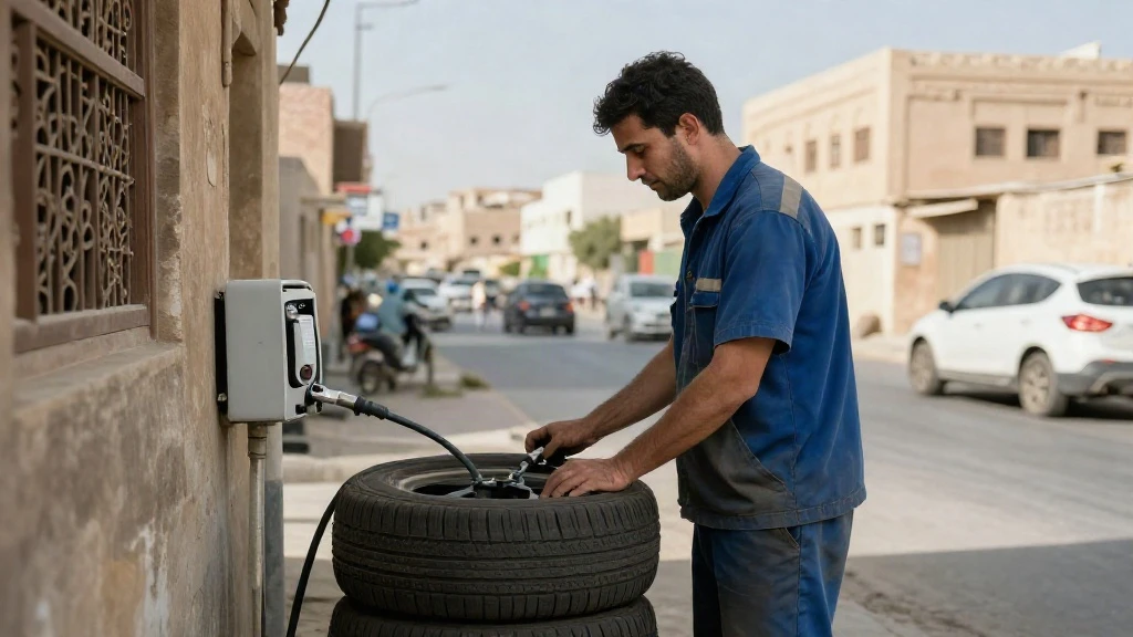 فني بنشر سيارات متنقل محترف